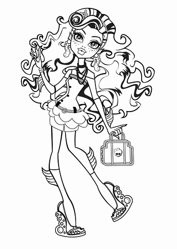 The-Blue-Monster-Coloring-For-Kids-5