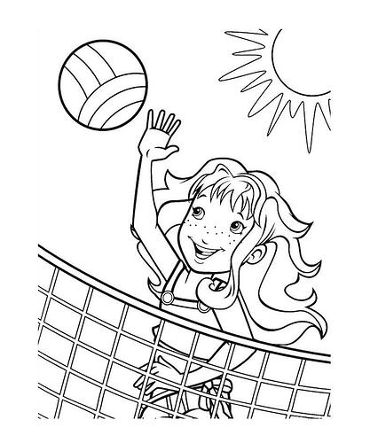 Coloring-Pages-of-Volleyball