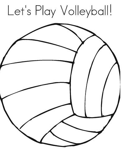 Free-Coloring-Pages-of-Volleyball
