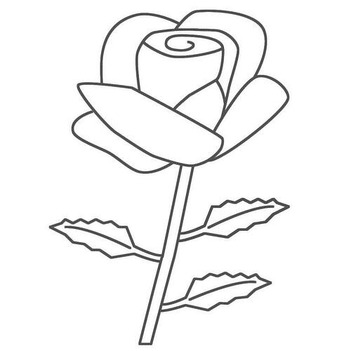 Rose-Coloring-Pages-768x768