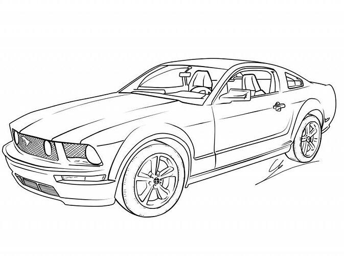 Coloring-Pages-of-Mustang-768x570