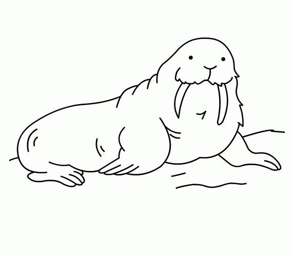 Free-Cloring-Pages-of-Walrus-1024x892