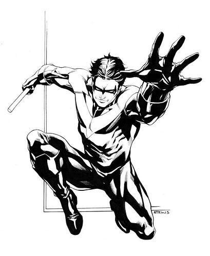 Free-Nightwing-Coloring-Pages-768x937