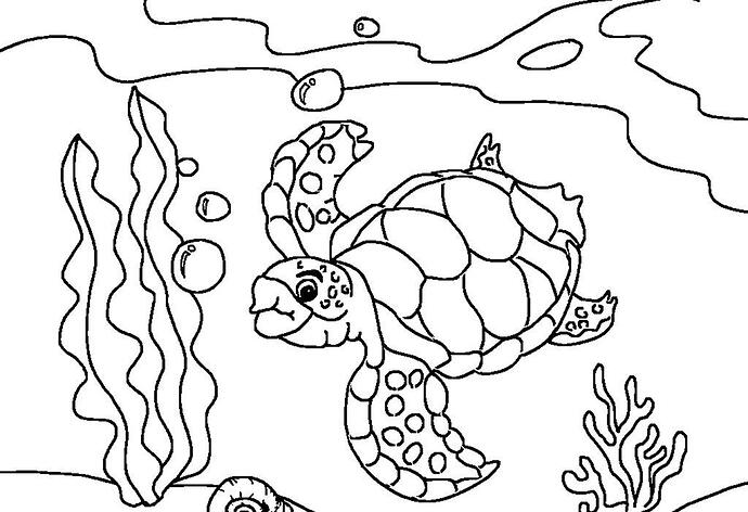 Sea-Turtles-Coloring-Pages