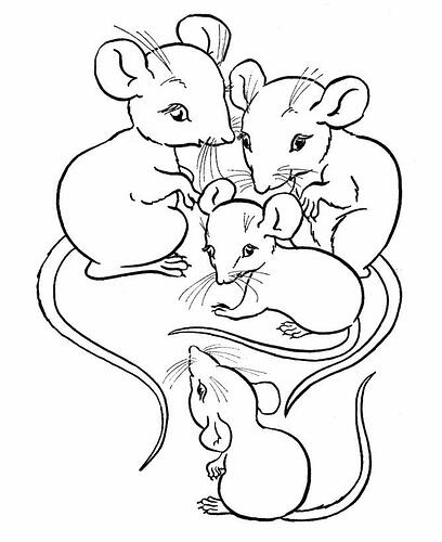 Mouse-Coloring-Pages