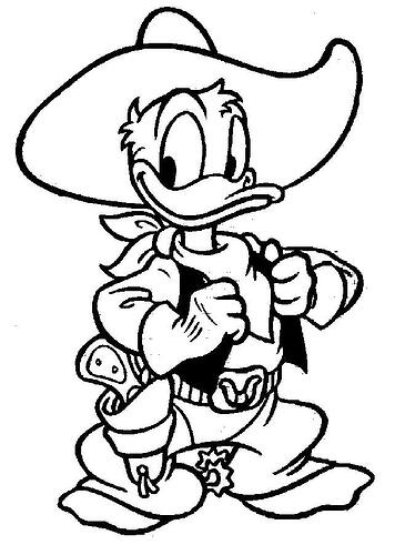 Free-Donald-Duck-Coloring-Pages