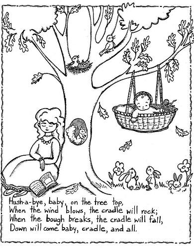 Free-Nursery-Rhymes-Coloring-Pages-Print-799x1024