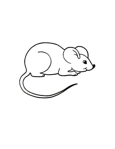 Mouse-Coloring-Page