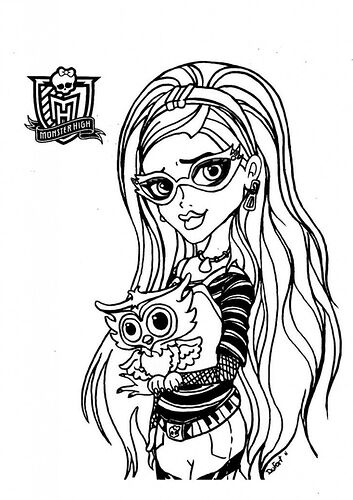 Howleen-Monster-High-Colouring-Pages-3