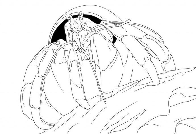 Hermit-Crab-Coloring-Pages-Free-Printable-1024x700