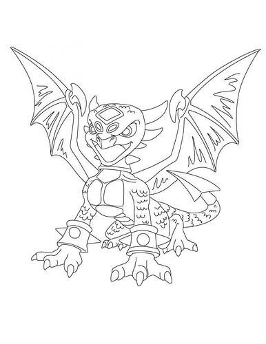 Coloring-Pages-of-Skylanders-Giants-768x993