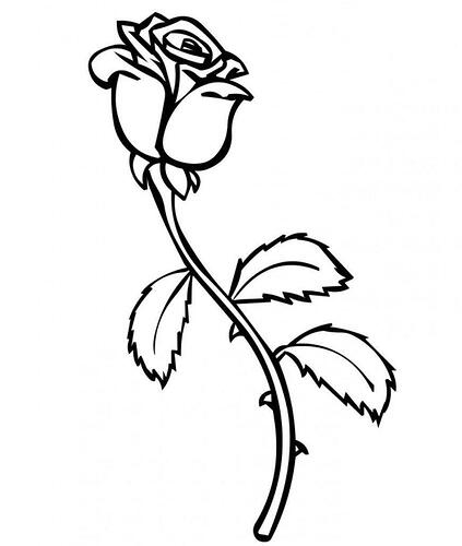 Rose-Coloring-Pages-For-Kids-868x1024