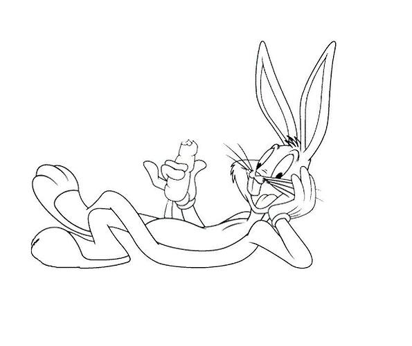 Bugs-Bunny-Coloring-Pages