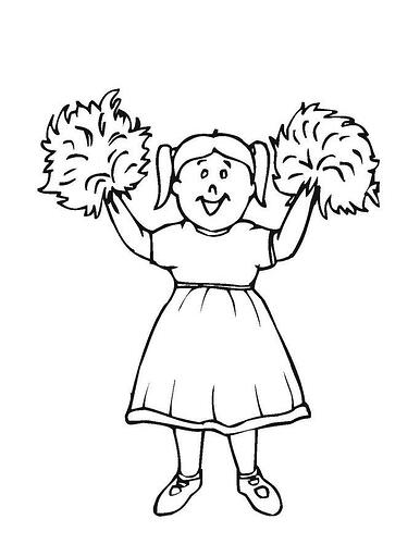 Cheerleader-Coloring-Pages-Printable