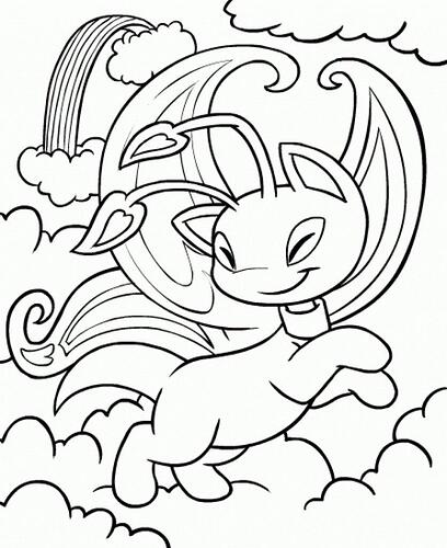 Coloring-Pages-of-Neopets-836x1024