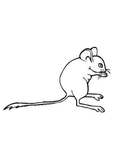 Coloring-Pages-of-Mouse