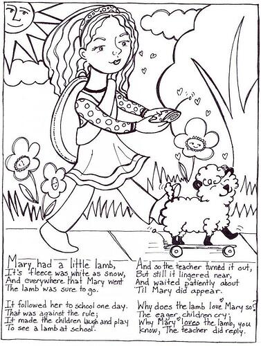 Printable-Nursery-Rhymes-Coloring-Pages-774x1024