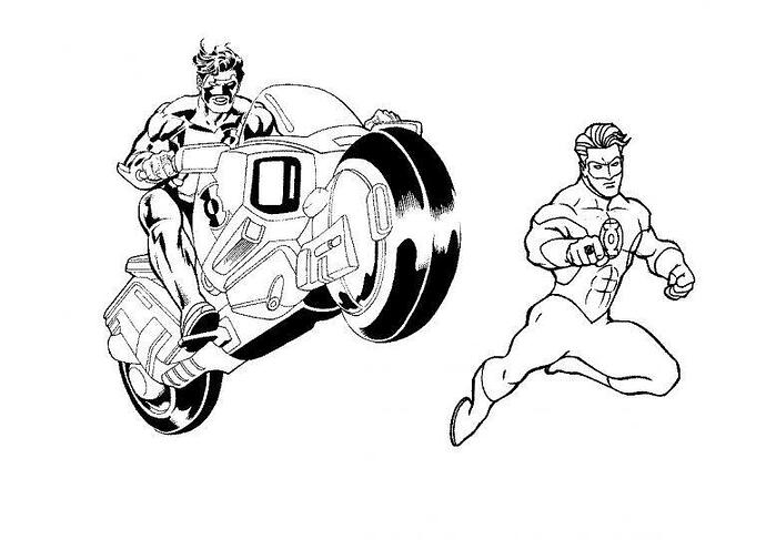 Green-Lantern-Coloring-Page-768x543