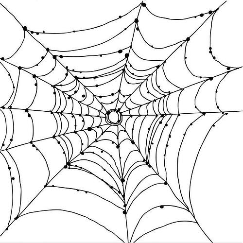 Coloring-Pages-of-Spider-Web-768x768