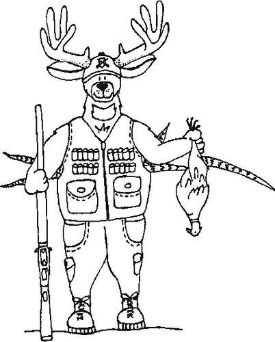 Duck-Hunting-Coloring-Pages