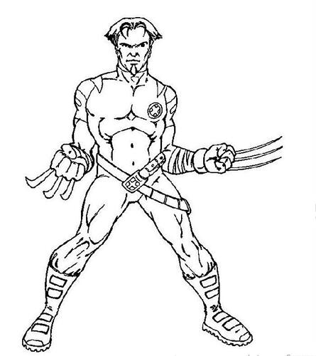 X-Men-Coloring-Page