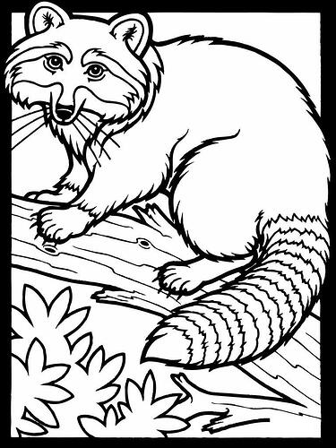 Raccoon-Coloring-Pages-Free-Printable-768x1024