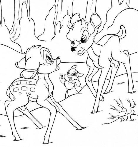 Printable-Bambi-Coloring-Pages-962x1024