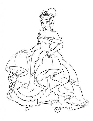 Free-Princess-Tiana-Coloring-Pages-790x1024