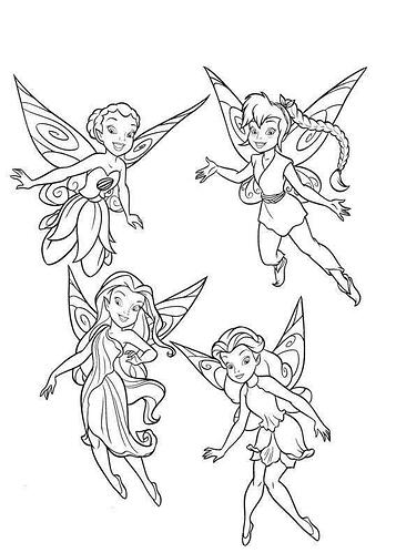 Coloring-Pages-Disney-Fairies