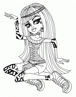 Baby-Nefera-Monster-High-Coloring-Arts (mamun)