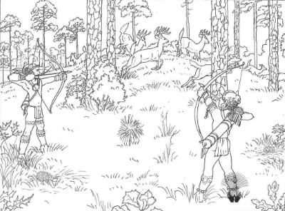 Free-Printable-Hunting-Coloring-Pages (kids)