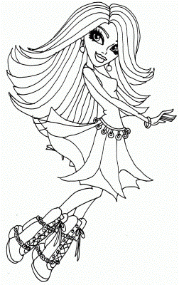 Monster-High-Spectra-Vondergeist-Dancing-Coloring-Arts (mamun)