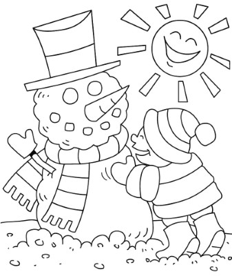 Build-a-Snowman-with-Mittens-Coloring-Page (kids)