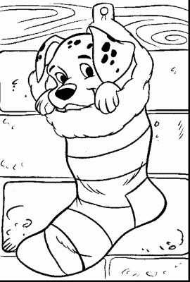 Puppy-in-a-Christmas-Stocking-Coloring-Pages (kids)