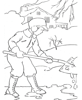 Boy-Shoveling-Snow-Coloring-Page (kids)