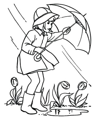 Rain-in-April-Coloring-Page (kids)