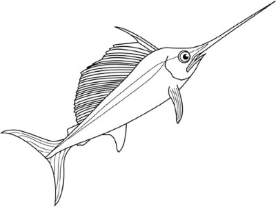 Swordfish-Coloring-Page (kids)