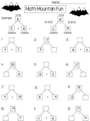 2nd-Grade-Math-Mountain-Worksheet (kids)