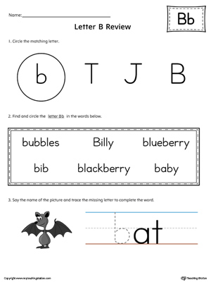 Learning-the-Letter-B-Worksheet-Color