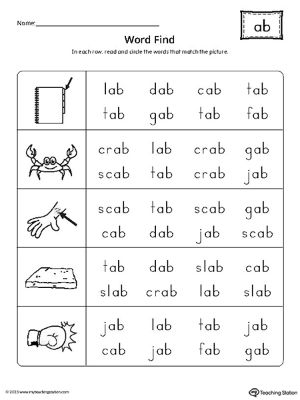 AB-Word-Family-Word-Find-Worksheet