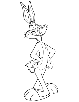 Free-Bugs-Bunny-Coloring-Pages-3 (mamon)