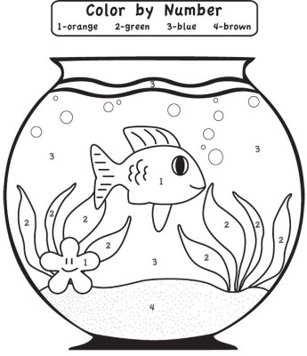 Kindergarten-Color-by-Number-Fish-Bowl (kids)
