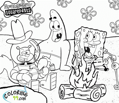 Spongebob-And-Sandy-Coloring-Pages-2 (mamun)