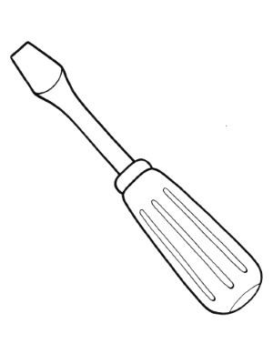 Screwdriver-Coloring-Page (kids)