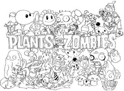 Plants-vs-Zombies-Coloring-Sheet (kids)