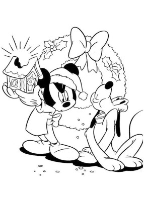 Mickey-and-Pluto-Christmas-Coloring-Page (kids)