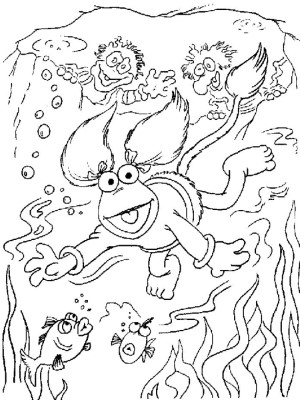 Red-Fraggle-Coloring-Page (kids)