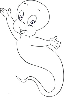 Casper-the-Ghost-Coloring-Page (kids)