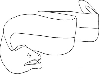 Angry-Eel-Coloring-Page (kids)