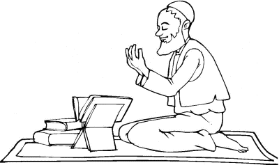 Ramadan-Prayer-Coloring-Pages (kids)